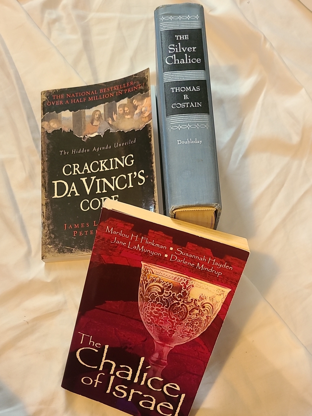 The Chalice of Israel, The Silver Chalice, and Cracking DaVinci's Code Book Set